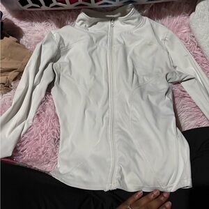 & Other Stories White Ski Jacket Lightweight Snow Coat